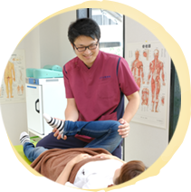 ボキボキしない優しい整体で改善させます。